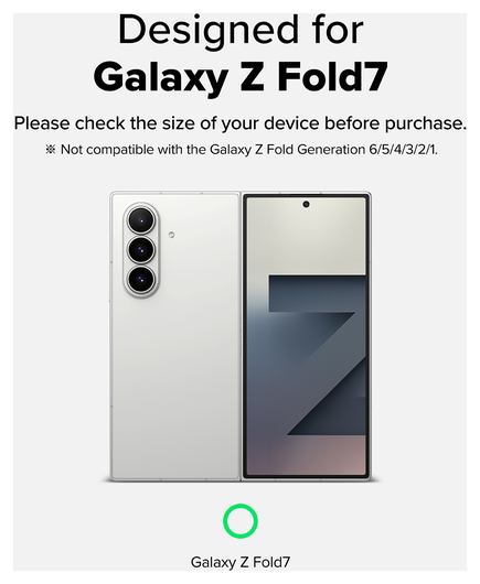 Ringke Hinge Dual Easy Pro Film Samsung Galaxy Z Fold 7 Hinge Protector (2-Pack) afbeelding 3