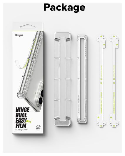 Ringke Hinge Dual Easy Pro Film Samsung Galaxy Z Fold 7 Hinge Protector (2-Pack) afbeelding 8