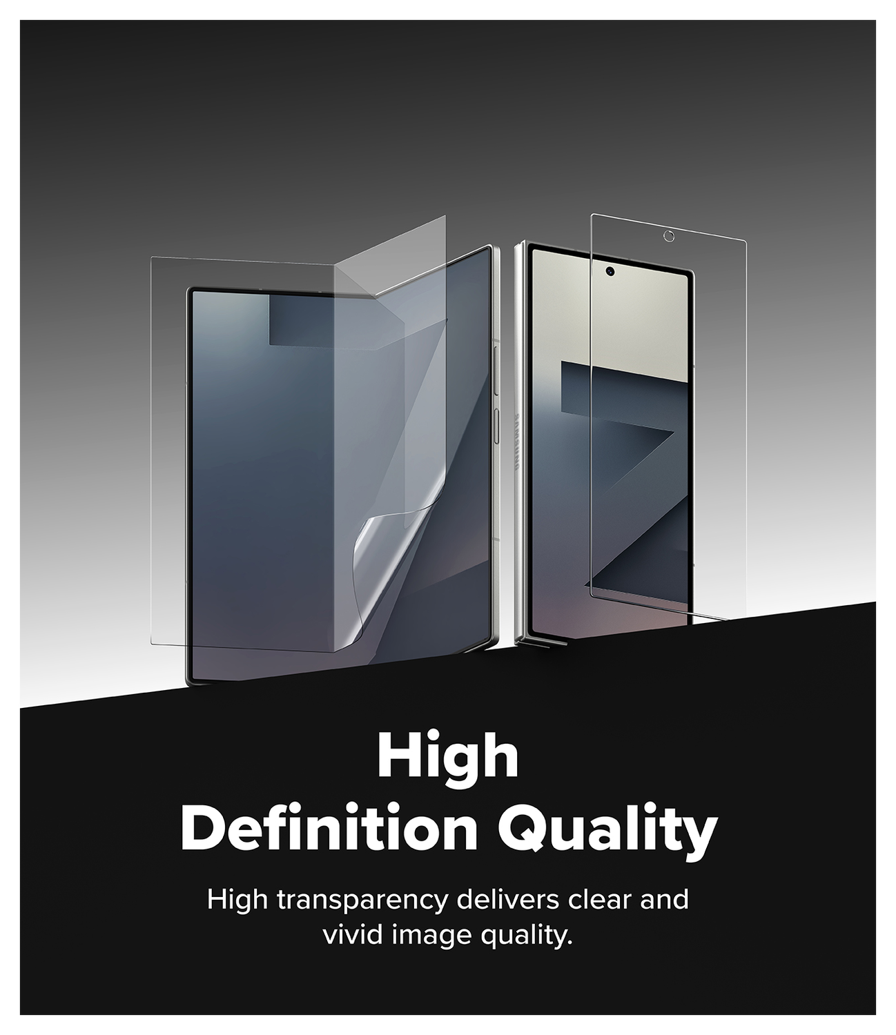 Ringke Samsung Galaxy Z Fold 7 3-in-1 Protector Set Display/Voorkant/Hinge afbeelding 12