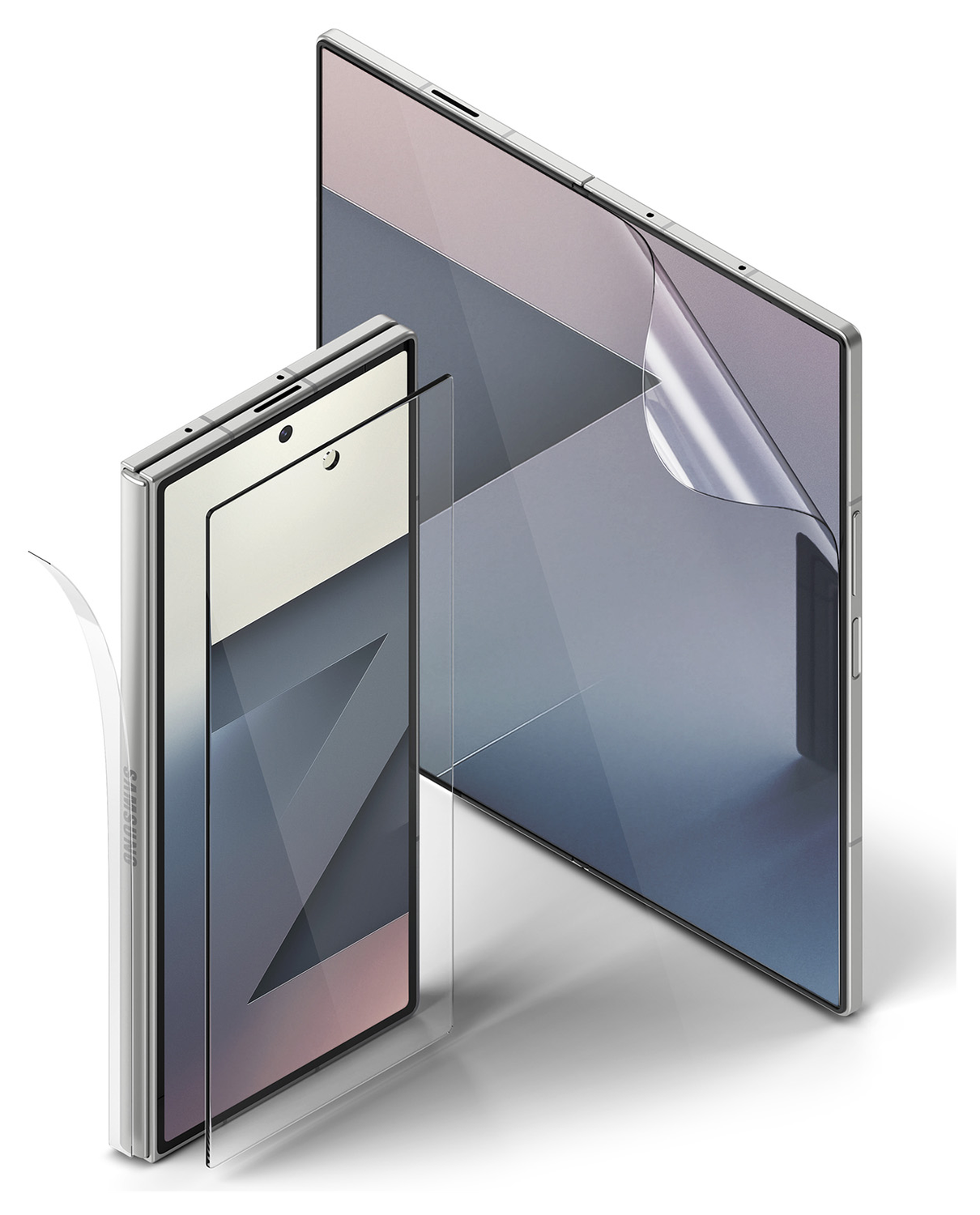 Ringke Samsung Galaxy Z Fold 7 3-in-1 Protector Set Display/Voorkant/Hinge afbeelding 2
