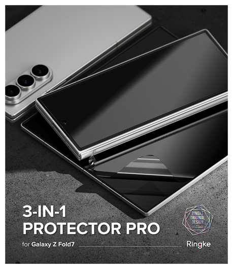 Ringke Samsung Galaxy Z Fold 7 3-in-1 Protector Set Display/Voorkant/Hinge afbeelding 21