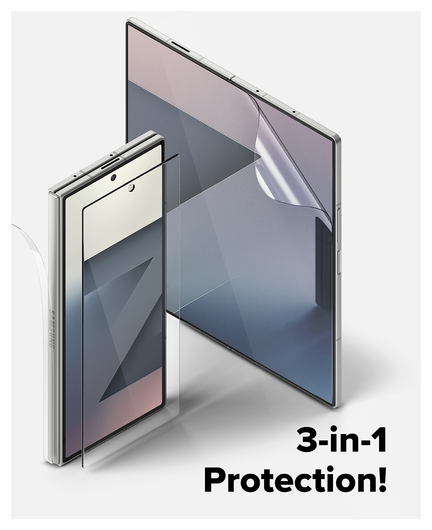 Ringke Samsung Galaxy Z Fold 7 3-in-1 Protector Set Display/Voorkant/Hinge afbeelding 8