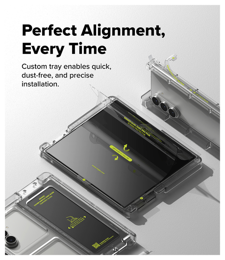 Ringke Samsung Galaxy Z Fold 7 3-in-1 Protector Set Display/Voorkant/Hinge afbeelding 5