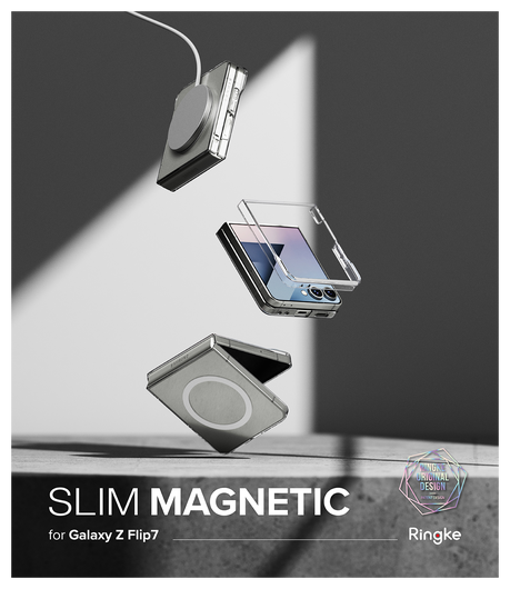 Ringke Slim Magnetic Samsung Galaxy Z Flip 7 Hoesje MagSafe Transparant afbeelding 11
