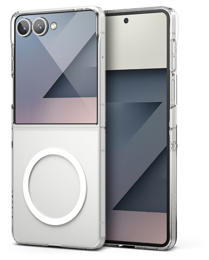 Ringke Slim Magnetic Samsung Galaxy Z Flip 7 Hoesje MagSafe Transparant afbeelding 13