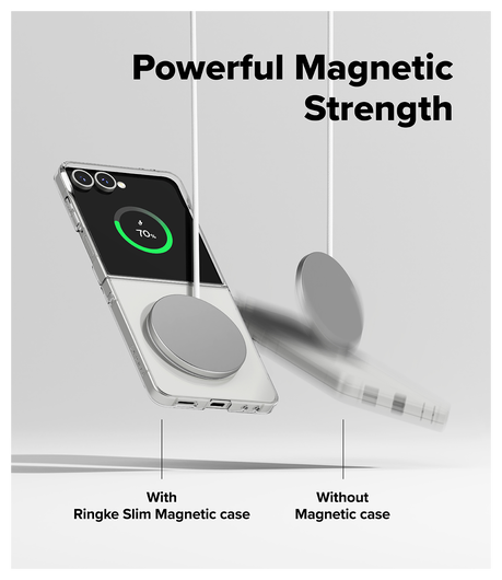 Ringke Slim Magnetic Samsung Galaxy Z Flip 7 Hoesje MagSafe Transparant afbeelding 4