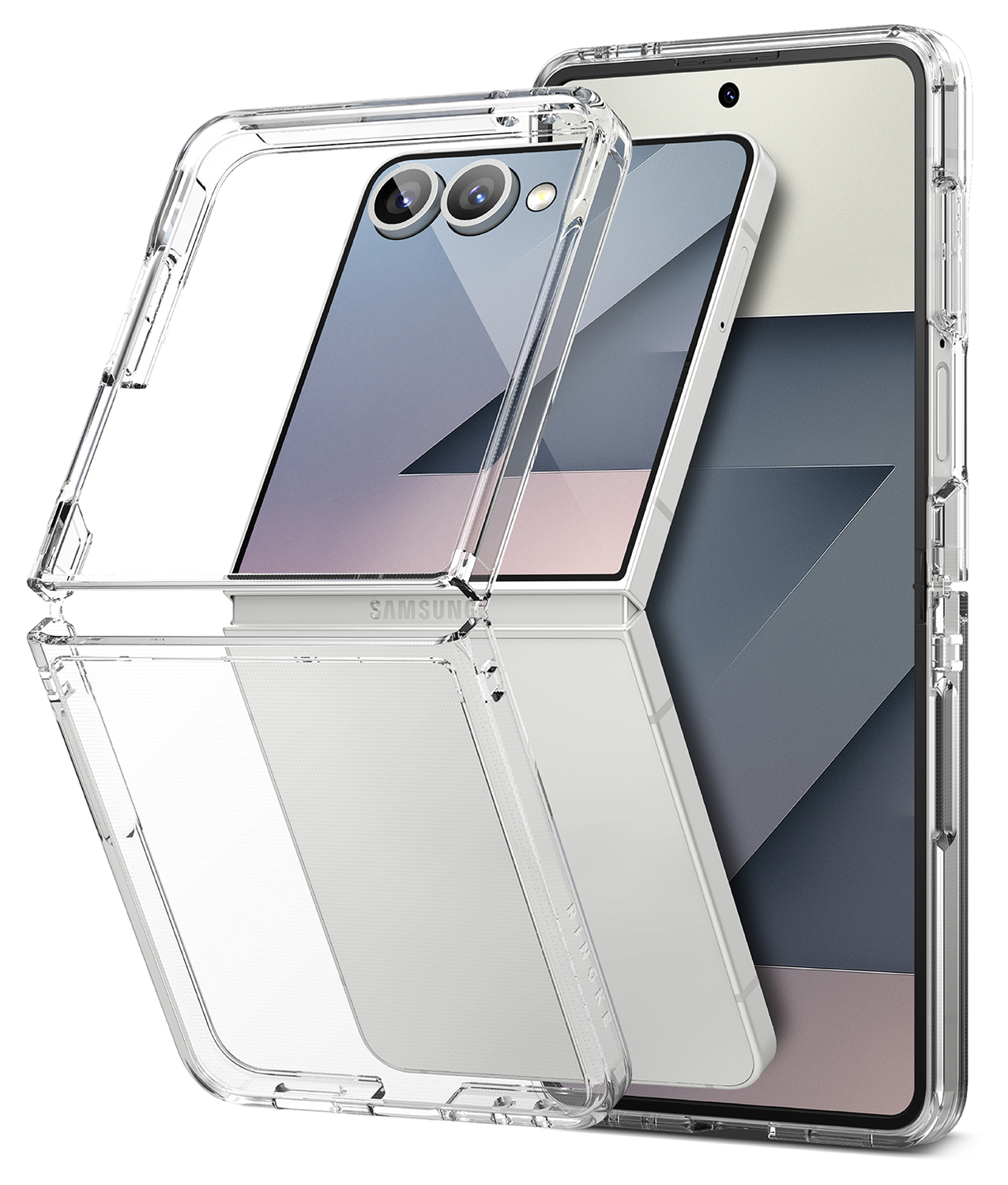 Ringke Fusion Samsung Galaxy Z Flip 7 Hoesje Back Cover Transparant afbeelding 13
