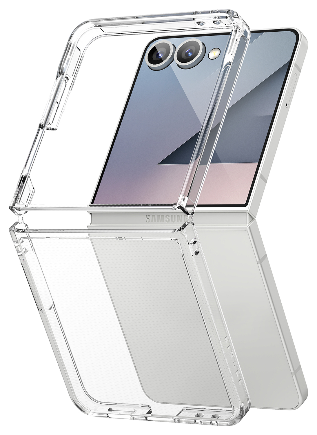 Ringke Fusion Samsung Galaxy Z Flip 7 Hoesje Back Cover Transparant afbeelding 2