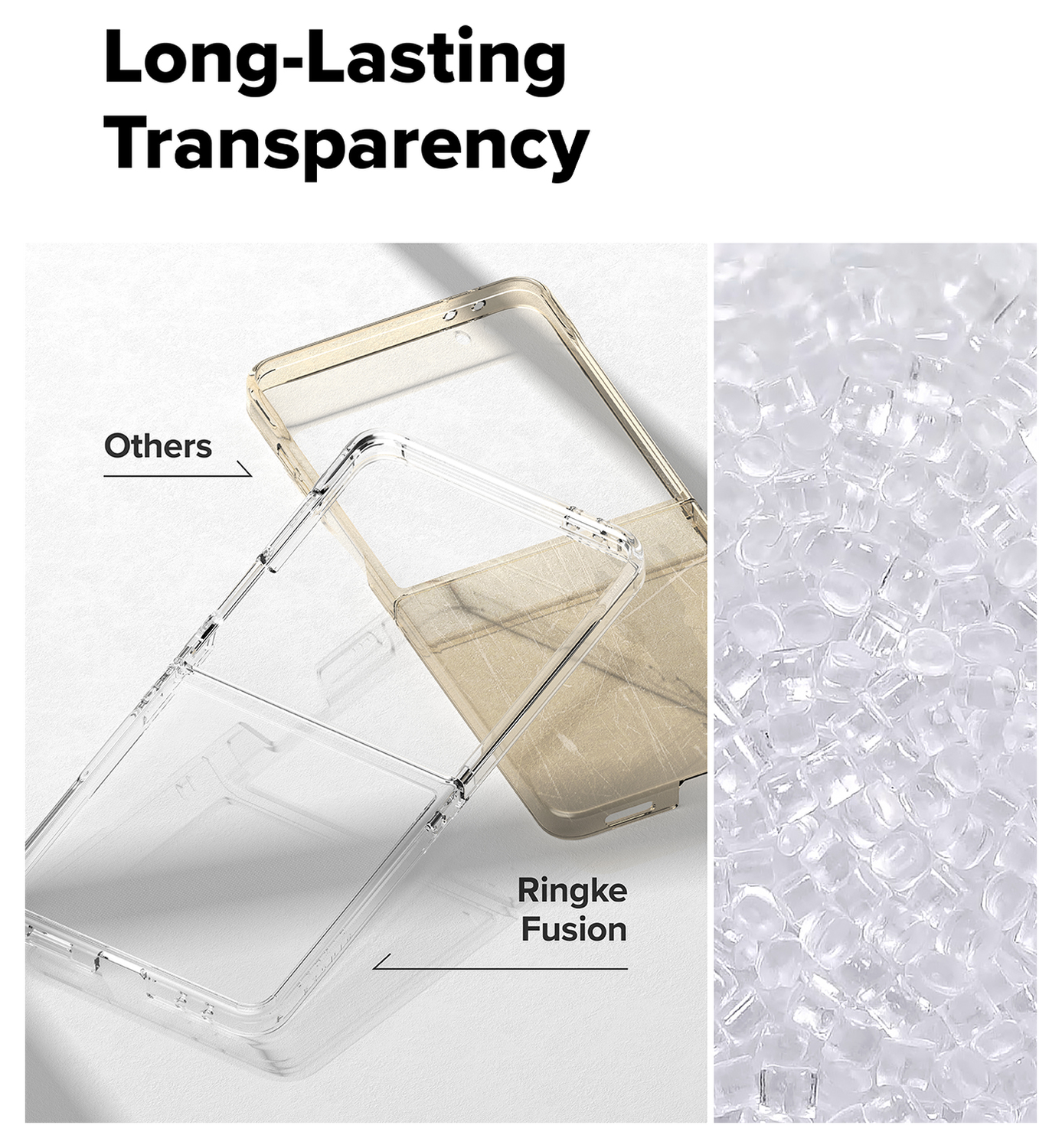 Ringke Fusion Samsung Galaxy Z Flip 7 Hoesje Back Cover Transparant afbeelding 6