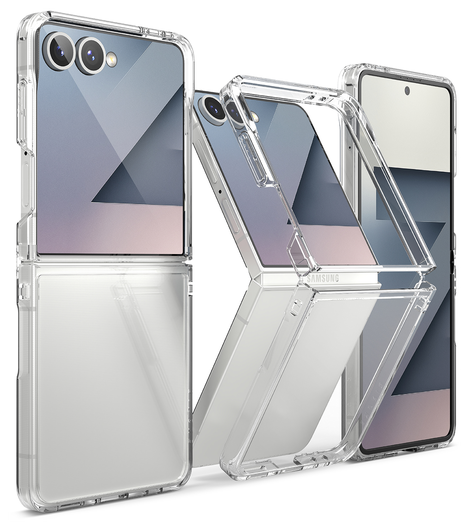 Ringke Fusion Samsung Galaxy Z Flip 7 Hoesje Back Cover Transparant afbeelding 1