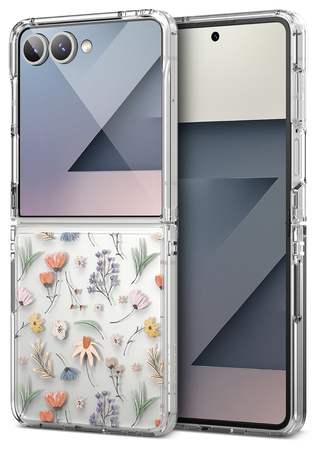 Ringke Fusion Design Samsung Galaxy Z Flip 7 Hoesje Back Cover Dry Flowers afbeelding 15
