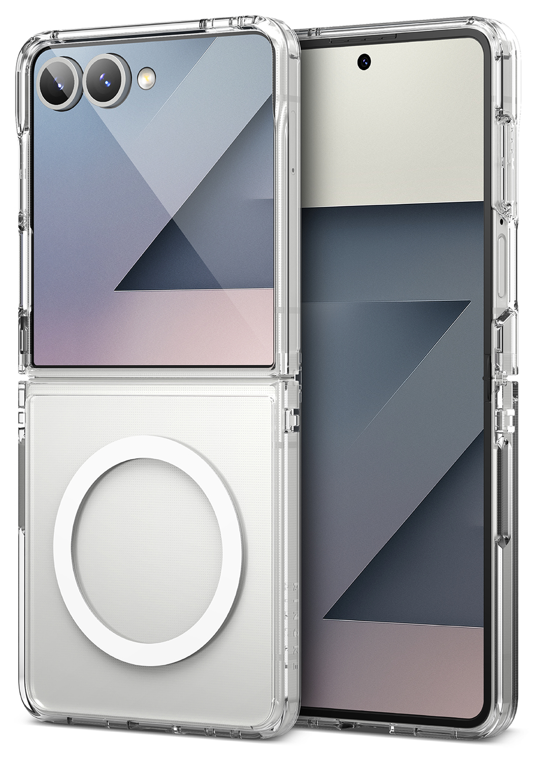 Ringke Fusion Magnetic Samsung Galaxy Z Flip 7 Hoesje MagSafe Transparant afbeelding 13