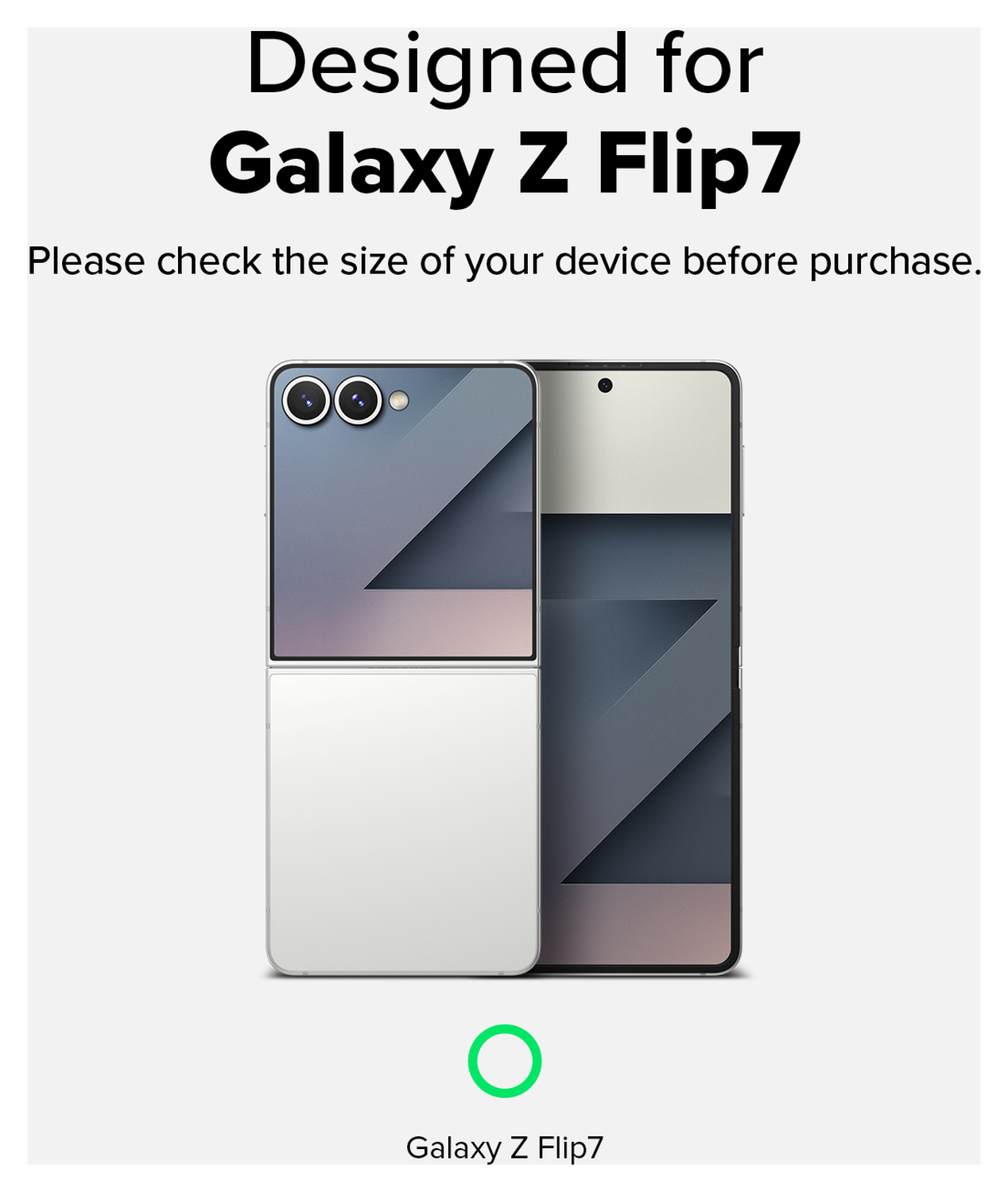 Ringke Fusion Magnetic Samsung Galaxy Z Flip 7 Hoesje MagSafe Transparant afbeelding 3