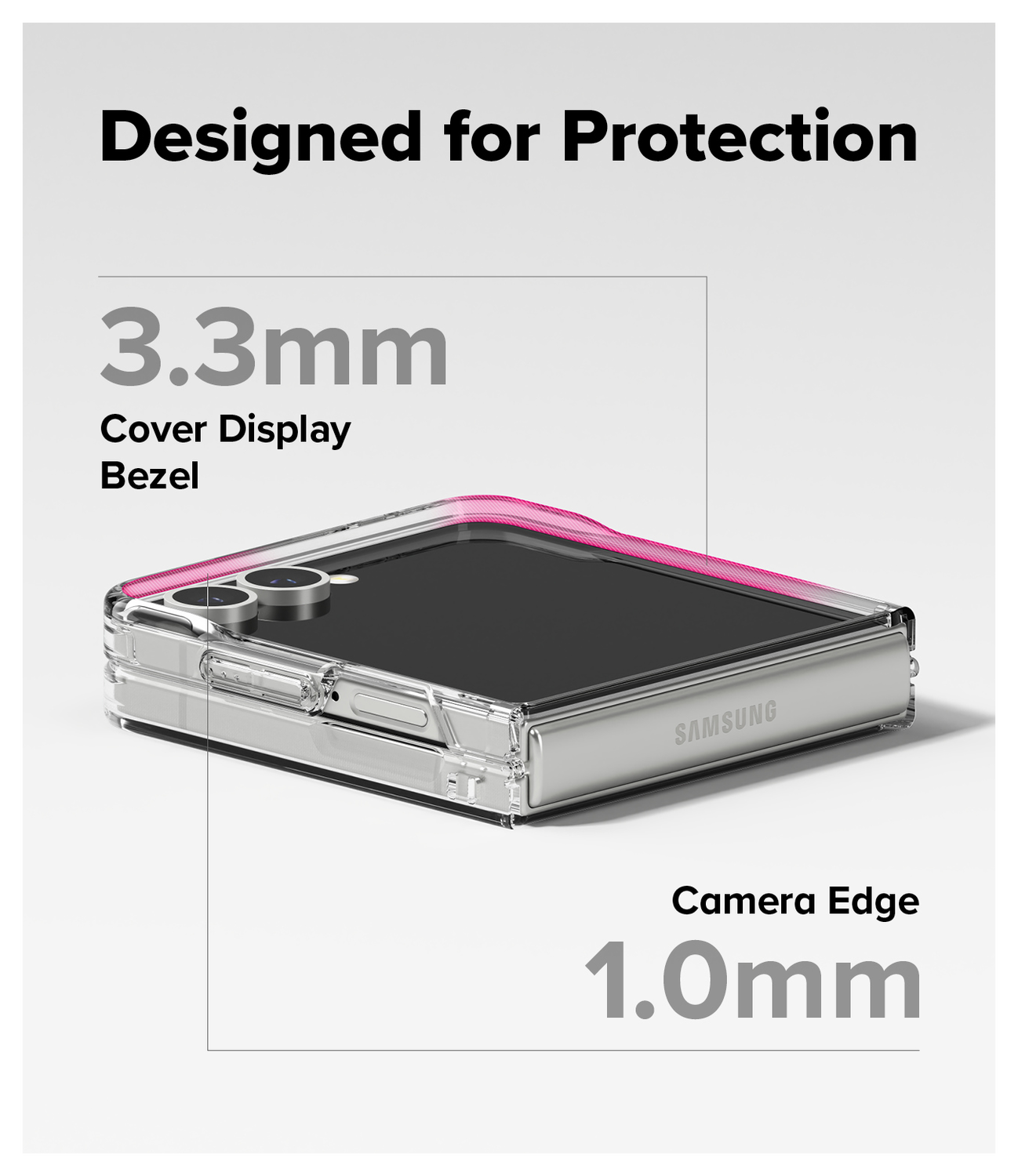 Ringke Fusion Magnetic Samsung Galaxy Z Flip 7 Hoesje MagSafe Transparant afbeelding 9