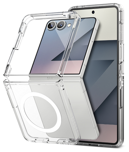 Ringke Fusion Magnetic Samsung Galaxy Z Flip 7 Hoesje MagSafe Transparant afbeelding 12