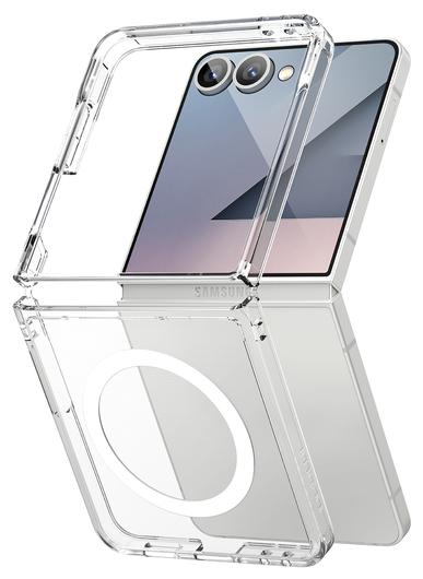 Ringke Fusion Magnetic Samsung Galaxy Z Flip 7 Hoesje MagSafe Transparant afbeelding 2