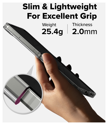 Ringke Fusion Magnetic Samsung Galaxy Z Flip 7 Hoesje MagSafe Transparant afbeelding 8