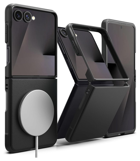 Ringke Onyx Magnetic Samsung Galaxy Z Flip 7 Hoesje MagSafe Zwart afbeelding 1