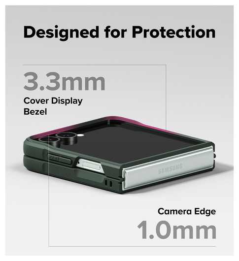 Ringke Onyx Magnetic Samsung Galaxy Z Flip 7 Hoesje MagSafe Groen afbeelding 5