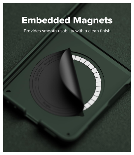 Ringke Onyx Magnetic Samsung Galaxy Z Flip 7 Hoesje MagSafe Groen afbeelding 7