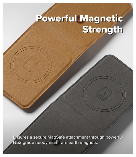 Ringke Folio Grip Wallet Magnetic Samsung Galaxy Z Flip 7 Hoesje Bruin afbeelding 4