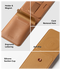 Ringke Folio Grip Wallet Magnetic Samsung Galaxy Z Flip 7 Hoesje Bruin afbeelding 3