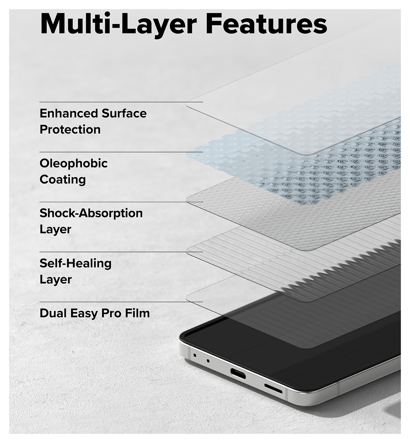 Ringke Dual Easy Pro Film Samsung Galaxy Z Flip 7 Screen Protector Jig 2-Pack afbeelding 11