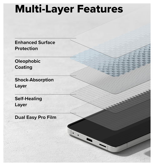 Ringke Dual Easy Pro Film Samsung Galaxy Z Flip 7 Screen Protector Jig 2-Pack afbeelding 11