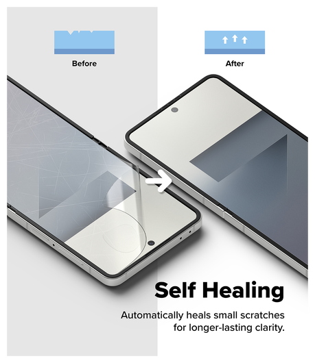 Ringke Dual Easy Pro Film Samsung Galaxy Z Flip 7 Screen Protector Jig 2-Pack afbeelding 6