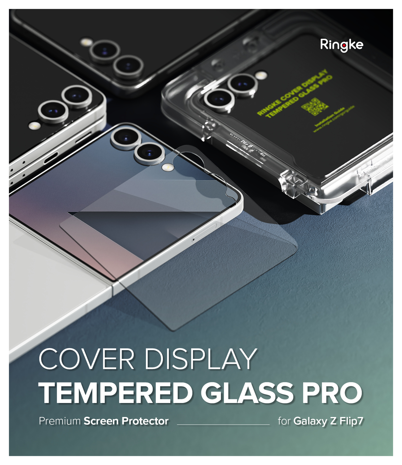 Ringke Cover Display Easy Slide Pro Samsung Z Flip 7 Screen Protector Jig 2-Pack afbeelding 15