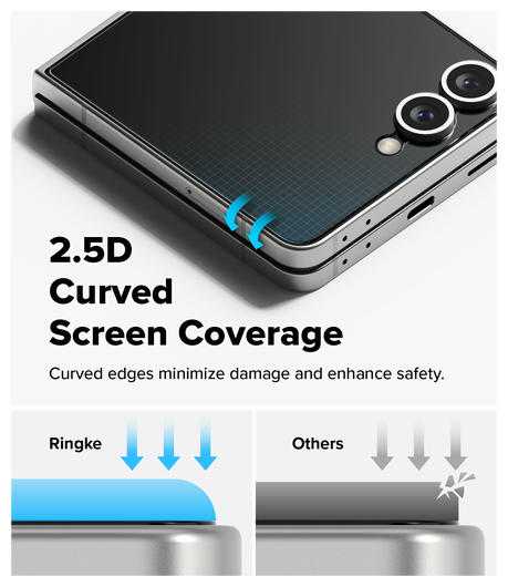 Ringke Cover Display Easy Slide Pro Samsung Z Flip 7 Screen Protector Jig 2-Pack afbeelding 10