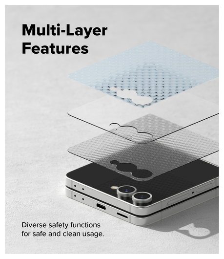Ringke Cover Display Easy Slide Pro Samsung Z Flip 7 Screen Protector Jig 2-Pack afbeelding 11
