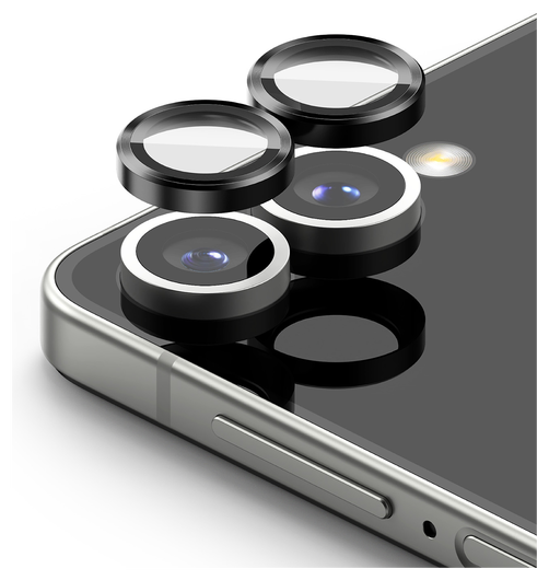 Ringke Frame Glass Samsung Galaxy Z Flip 7 Camera Protector Zwart (2-Pack) afbeelding 11