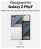 Ringke Frame Glass Samsung Galaxy Z Flip 7 Camera Protector Zwart (2-Pack) afbeelding 3