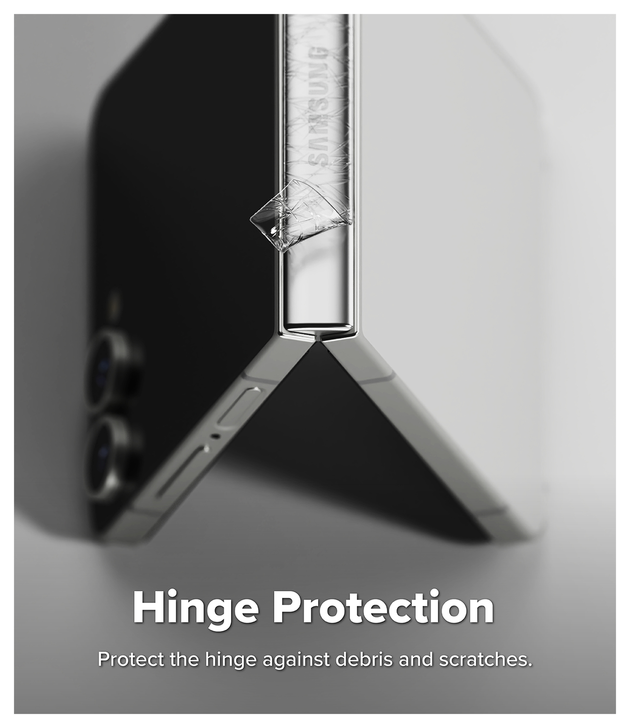 Ringke Hinge Dual Easy Pro Film Samsung Galaxy Z Flip 7 Hinge Protector (2-Pack) afbeelding 4