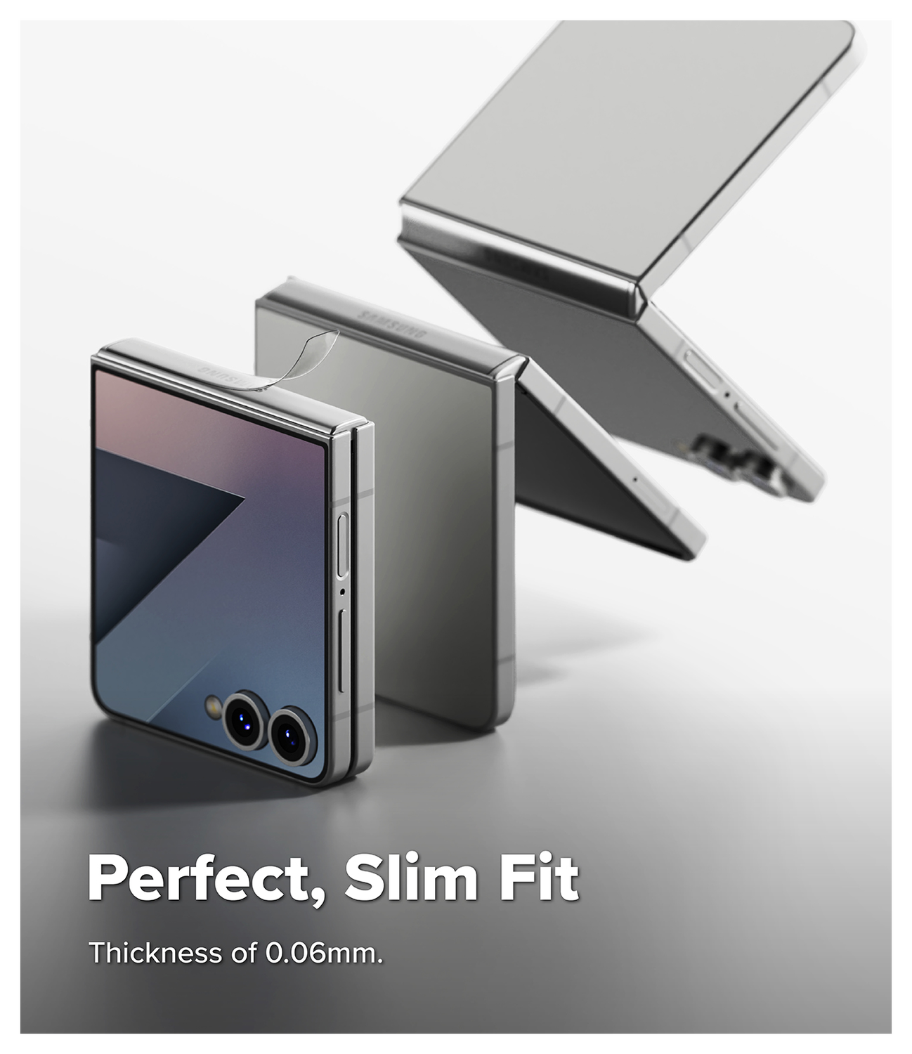 Ringke Hinge Dual Easy Pro Film Samsung Galaxy Z Flip 7 Hinge Protector (2-Pack) afbeelding 6