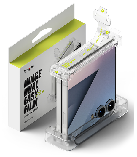 Ringke Hinge Dual Easy Pro Film Samsung Galaxy Z Flip 7 Hinge Protector (2-Pack) afbeelding 1