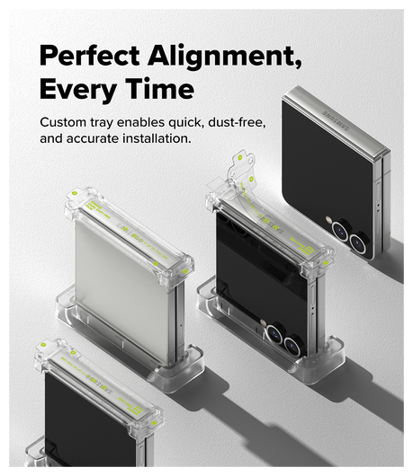 Ringke Hinge Dual Easy Pro Film Samsung Galaxy Z Flip 7 Hinge Protector (2-Pack) afbeelding 5