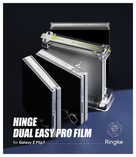 Ringke Hinge Dual Easy Pro Film Samsung Galaxy Z Flip 7 Hinge Protector (2-Pack) afbeelding 9