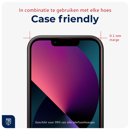 Rosso Apple iPhone 13 / 13 Pro Tempered Glass met Installatietray (2-Pack) afbeelding 7