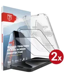 Rosso Apple iPhone 15 Pro Tempered Glass met Installatietray (2-Pack) afbeelding