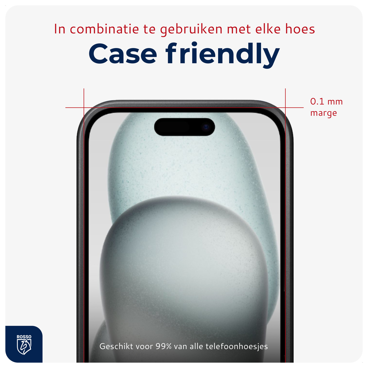 Rosso Apple iPhone 15 Tempered Glass met Installatietray (2-Pack) afbeelding 5