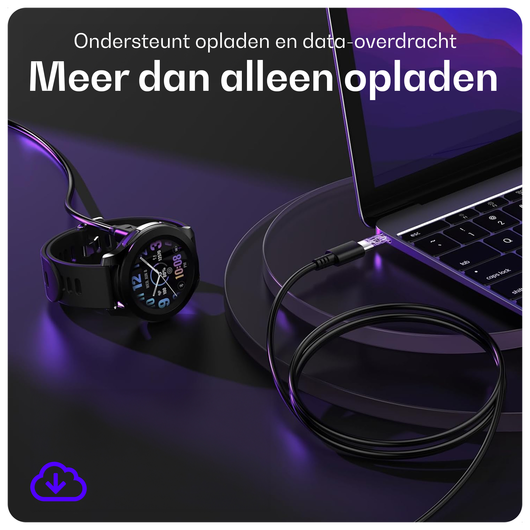 Buddi Power 25W Adapter met Garmin Watch Oplader 1M Zwart afbeelding 5
