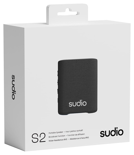 Sudio S2 Bluetooth Outdoor Speaker Compact IPx5 Waterdicht Zwart afbeelding 5
