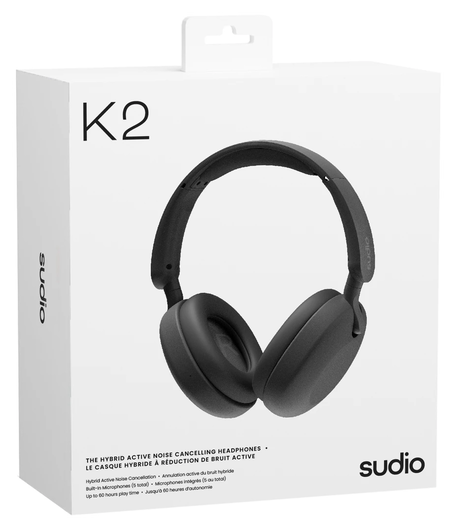 Sudio K2 Over-Ear Koptelefoon met Active Noise Cancelling Zwart afbeelding 8