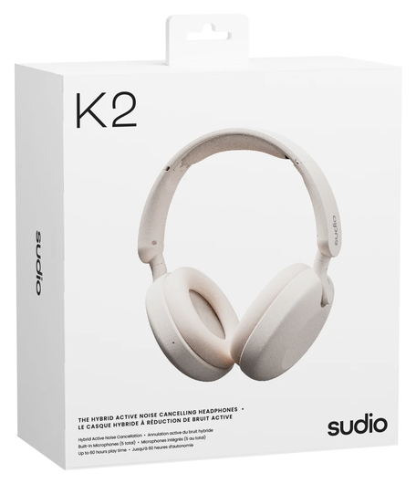 Sudio K2 Over-Ear Koptelefoon met Active Noise Cancelling Wit afbeelding 8