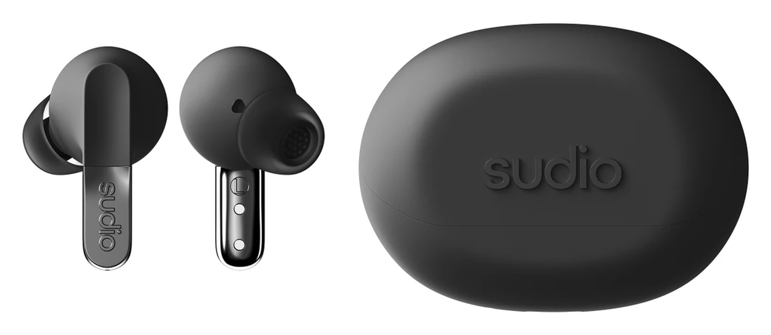 Sudio N3 Pro Draadloze Bluetooth Oordopjes met Active Noise Cancelling Zwart afbeelding 2