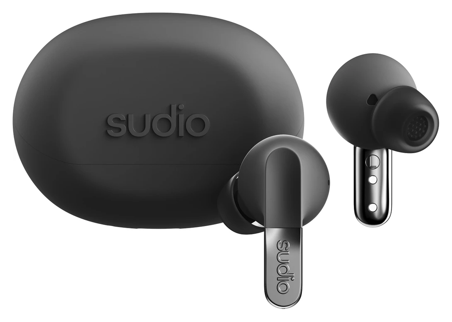 Sudio N3 Pro Draadloze Bluetooth Oordopjes met Active Noise Cancelling Zwart afbeelding 1