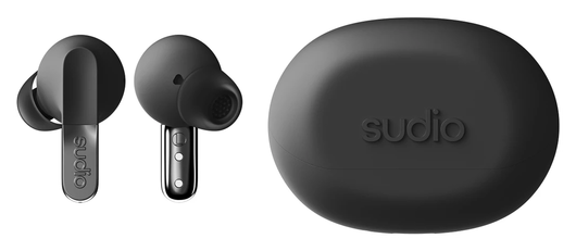 Sudio N3 Pro Draadloze Bluetooth Oordopjes met Active Noise Cancelling Zwart afbeelding 2