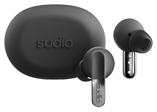 Sudio N3 Pro Draadloze Bluetooth Oordopjes met Active Noise Cancelling Zwart afbeelding 1